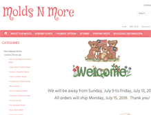 Tablet Screenshot of moldsnmore.com